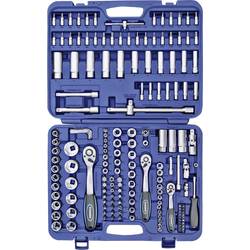 Kunzer sada nástrčných klíčů, metrický, 1/4 (6,3 mm), 1/2, 3/8, 7SS172