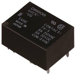 Omron, G6CK-2114P-US-DC5 napájecí relé, bistabilní, 2 cívky, 30 V/DC, 8 A, 1 ks