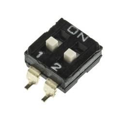 Omron A6S-2104-H DIP spínač Pólů 2 SMD 1 ks Bag