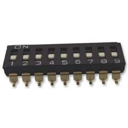 Aratas A6S-9104-H DIP spínač Pólů 9 SMD 1 ks Bag