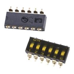 Omron A6S-6102-H DIP spínač Pólů 6 SMD 1 ks Bag
