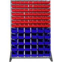 SWG 9621415575 nástěnný panel, včetně pevných skladovacích krabic , (d x š x v) 1120 x 470 x 440 mm, červená, modrá, 1 ks