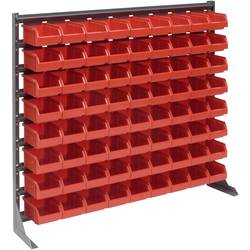 SWG 962075 nástěnný panel, včetně pevných skladovacích krabic , (d x š x v) 1020 x 200 x 900 mm, červená, 1 ks