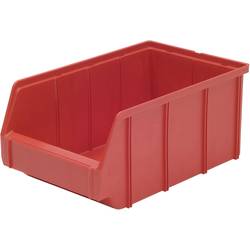 SWG 9611175 skladový box , (d x š x v) 489 x 305 x 185 mm, červená, 1 ks