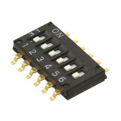 Omron A6H-6102 DIP spínač Pólů 6 SMD 1 ks Bag