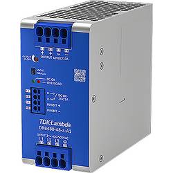 TDK DRB480-48-3-A1 síťový zdroj na DIN lištu, 85 V/DC, 6.7 A, 480 W, výstupy 1 x