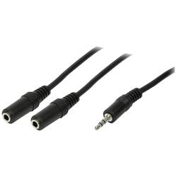 LogiLink CA1046 jack audio kabel 0.20 m černá (matná)
