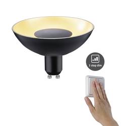 Paulmann 28794 LED Energetická třída (EEK2021) G (A - G) GU10 žárovka 4.9 W zlatá (Ø x v) 100 mm x 66 mm stmívatelná 1 ks