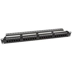 LogiLink NP0004A 24 portů patch panel 483 mm (19) CAT 6 1 U černá