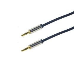 LogiLink CA10030 jack audio kabel 0.30 m tmavě modrá (matná)