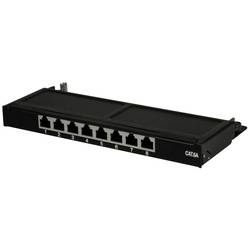 LogiLink NP0064B patch panel 483 mm (19) CAT 6A 0.5 U černá