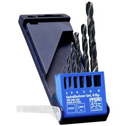 PFERD TOOLS 25298003 sada spirálových vrtáku do kovu, 6dílná, 1 sada