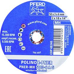 PFERD TOOLS 47700208 Kolo PFERD POLINOX s lisovanou skelnou vatou PNER Ø 50 x 6 mm, otvor Ø mm, středně tvrdý a hrubý pro povrchovou úpravu 50 mm 10 ks
