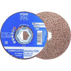 PFERD TOOLS 47700202 PFERD COMBICLICK vylisovaný netrounde CC PNER Ø 115 mm středně tvrdý a hrubý pro Finish 115 mm 5 ks