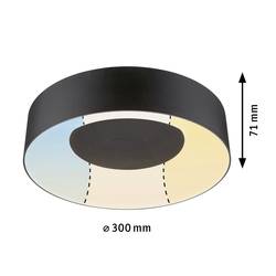 Paulmann 71096 Casca LED stropní svítidlo LED pevně vestavěné LED 16 W černá (matná)