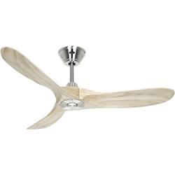 CasaFan ECO GENUINO 122 BN-NT stropní ventilátor 11.3 W (Ø x v) 1220 mm x 280 mm chrom s dálkovým ovládáním, vhodný i pro zimní provoz