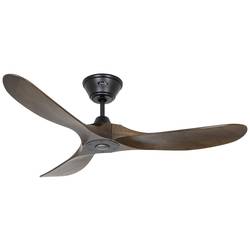 CasaFan ECO GENUINO 122 MS-NB stropní ventilátor 11.3 W (Ø x v) 1220 mm x 280 mm černá (matná) s dálkovým ovládáním, vhodný i pro zimní provoz