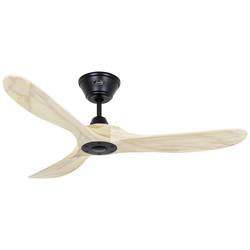 CasaFan ECO GENUINO 122 MS-NT stropní ventilátor 11.3 W (Ø x v) 1220 mm x 280 mm černá (matná) s dálkovým ovládáním, vhodný i pro zimní provoz