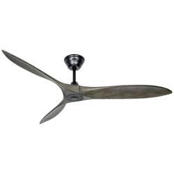 CasaFan ECO AIRSCREW 152 MS-GW stropní ventilátor 28 W (Ø x v) 1520 mm x 275 mm černá (matná) s dálkovým ovládáním, vhodný i pro zimní provoz