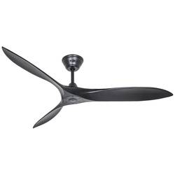 CasaFan ECO AIRSCREW 152 MS-MS stropní ventilátor 28 W (Ø x v) 1520 mm x 275 mm černá (matná) s dálkovým ovládáním, vhodný i pro zimní provoz