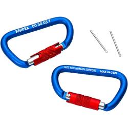Knipex 00 50 03 T BK Materiálová karabina s pojistkou pro nářadí