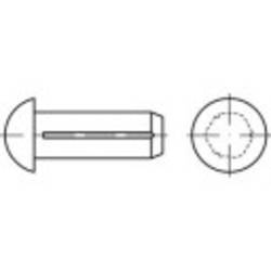 TOOLCRAFT 136521 půlkulatý rýhovaný hřeb (Ø x d) 2.5 mm x 4 mm ocel 500 ks