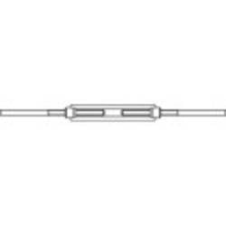 TOOLCRAFT 136604 napínák se dvěma svařovacími konci M48 ocel galvanizováno zinkem DIN 1480 1 ks