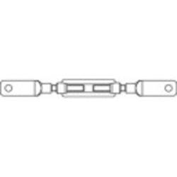 TOOLCRAFT 136629 matice napínáku M12 ocel galvanizováno zinkem DIN 1480 1 ks