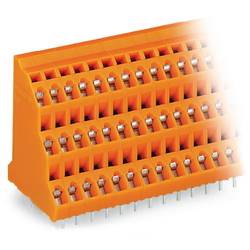 WAGO 737-416 Třípatrové svorky 2.50 mm² Pólů 48 oranžová 12 ks