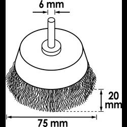 Vigor Hrncový kartáč V6800-75 V6800-75 1 ks