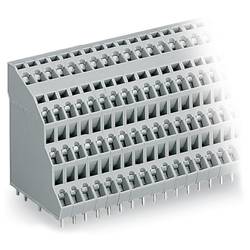 WAGO 738-102 Čtyřpatrové svorky 2.50 mm² Pólů 8 šedá 72 ks