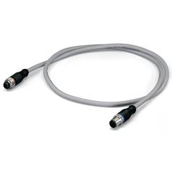 WAGO datový zástrčkový konektor pro senzory - aktory, upravený, 756-3105/040-100, piny: 4, 10.00 m, 1 ks