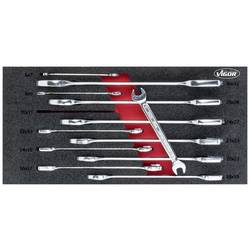 Vigor V6721 V6721 sada oboustranných plochých klíčů 6 - 32 mm
