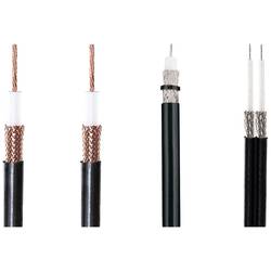Helukabel RG214 /U, 40011 koaxiální kabel, vnější Ø: 10.80 mm, 50 Ω, černá, 500 m