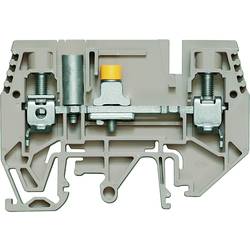 W-Series, Test-disconnect terminal, Rated cross-section: 6 mm², Screw connection WTQ 6/1 EN STB 1934800000 Tmavě béžová Weidmüller 50 ks