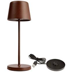 Deko Light 620206 Canis Mini Akumulátorová stolní LED lampa 2.3 W teplá bílá rezavá