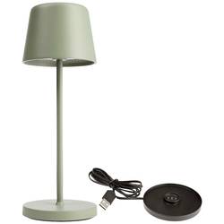 Deko Light 620203 Canis Mini Akumulátorová stolní LED lampa 2.3 W teplá bílá šedozelená