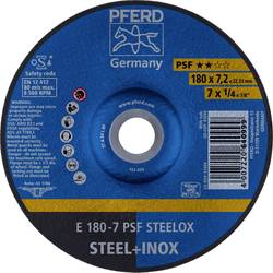 PFERD TOOLS 62017640 E 180-7 PSF STEELOX brusný kotouč lomený Průměr 180 mm Ø otvoru 22.23 mm nerezová ocel, ocel 10 ks