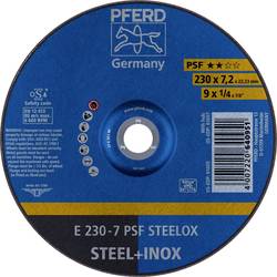 PFERD TOOLS 62023640 E 230-7 PSF STEELOX brusný kotouč lomený Průměr 230 mm Ø otvoru 22.23 mm nerezová ocel, ocel 10 ks
