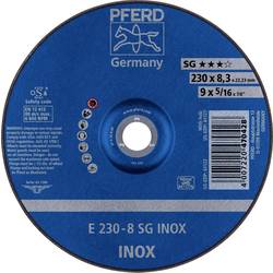 PFERD TOOLS 62223832 E 230-8 SG INOX brusný kotouč lomený Průměr 230 mm Ø otvoru 22.23 mm nerezová ocel 10 ks