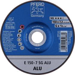 PFERD TOOLS 62215717 E 150-7 SG ALU brusný kotouč lomený Průměr 150 mm Ø otvoru 22.23 mm hliník, neželezné kovy 10 ks