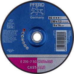 PFERD TOOLS 62223681 E 230-7 SG CAST+ALU brusný kotouč lomený Průměr 230 mm Ø otvoru 22.23 mm Slitina hliníku, Šedá / tvárná litina, Litá kůže 10 ks