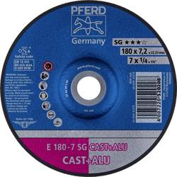 PFERD 62217681 E 180-7 SG CAST+ALU brusný kotouč lomený Průměr 180 mm Ø otvoru 22.23 mm Slitina hliníku, Šedá / tvárná litina, Litá kůže 10 ks