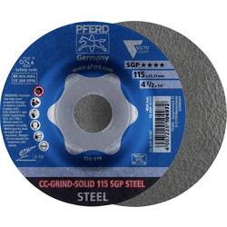 PFERD 64187116 brusný kotouč Průměr 115 mm Ø otvoru 22.23 mm nerezová ocel, ocel 10 ks