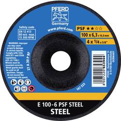 PFERD TOOLS 62010634 E 100-6 PSF STEEL/16,0 brusný kotouč lomený Průměr 100 mm Ø otvoru 16 mm litina , ocel, ocelový odlitek 10 ks