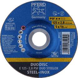 PFERD TOOLS 62012620 E 125-2,8 PSF DUO STEELOX brusný kotouč lomený Průměr 125 mm Ø otvoru 22.23 mm nerezová ocel, ocel, Rozněcovač 10 ks