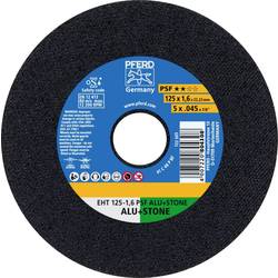 PFERD EHT 125-1,6 PSF ALU+STONE 61819021 řezný kotouč rovný 125 mm 25 ks hliník, neželezné kovy, titan, Slitina titanu, litina , Duroplast , kámen, beton,