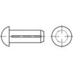 TOOLCRAFT TO-5386182 půlkulatý rýhovaný hřeb 2.5 mm ocel 500 ks