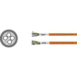 Helukabel TOPSERV® 112 707284 servo kabel 4 G 10 mm² + 2 x 1.50 mm², 50 m, oranžová