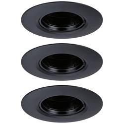 Paulmann 92114 vestavné svítidlo, LED, GU10, černá, sada 3 ks